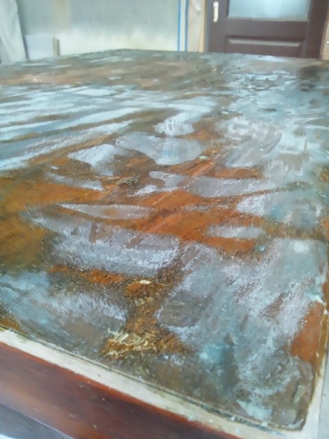 テーブル塗り替え前