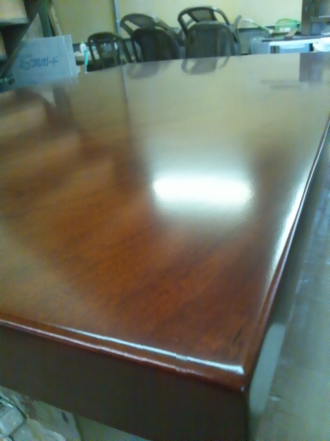 テーブル塗り替え後