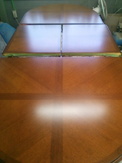 テーブル塗り替え後